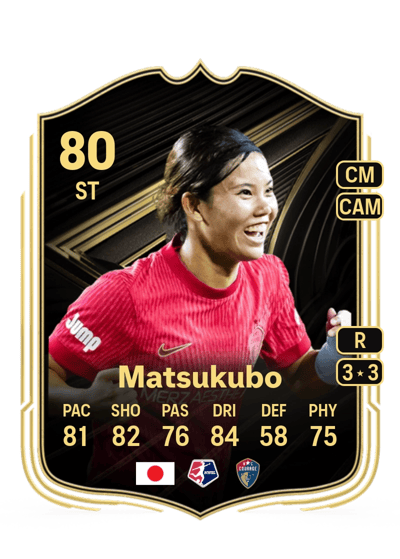 Manaka Matsukubo Team of the Week 80 OVR