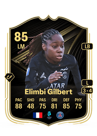 Tara Elimbi Gilbert Team of the Week 85 OVR