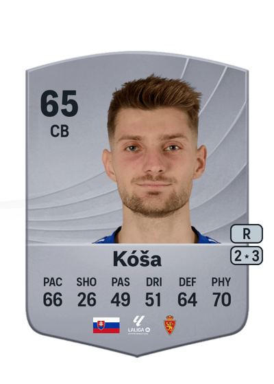 Sebastián Kóša Common 65 OVR