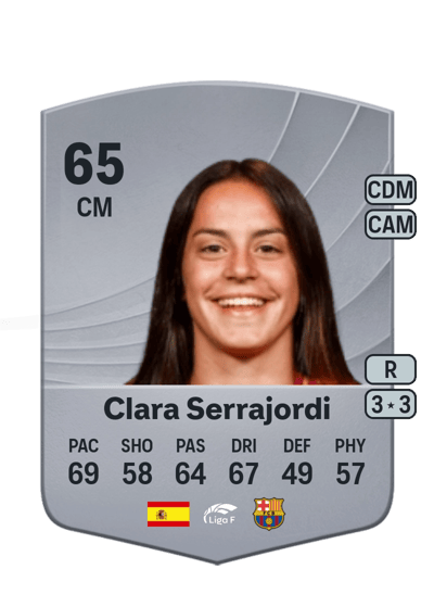 Clara Serrajordi Common 65 OVR