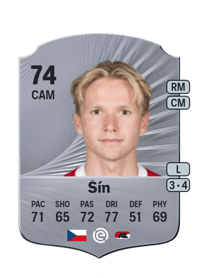 Matěj Šín Rare 74 OVR