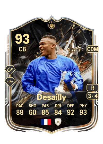 Marcel Desailly Trophy Titans ICON 93 OVR