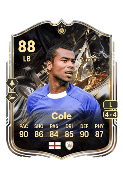 Ashley Cole Trophy Titans ICON 88 OVR