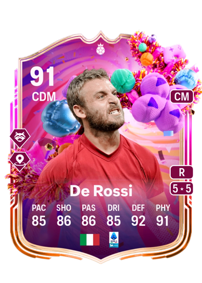 Daniele De Rossi FUT Birthday Hero 91 OVR