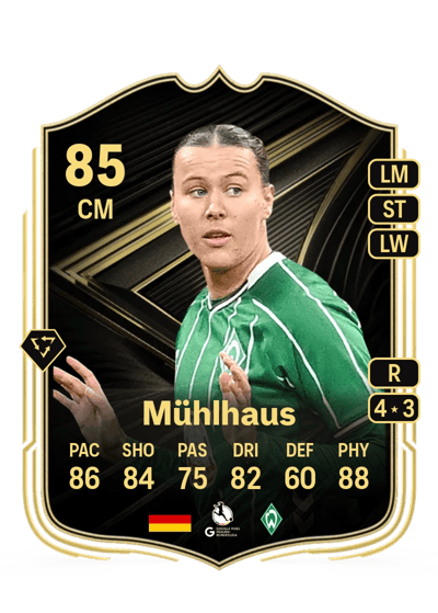 Larissa Mühlhaus Team of the Week 85 OVR