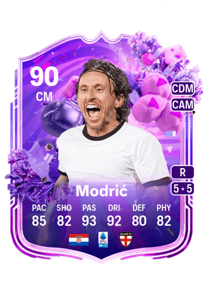 Luka Modrić FUT Birthday 90 OVR