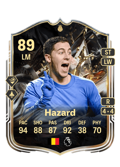 Eden Hazard Trophy Titans Hero 89 OVR
