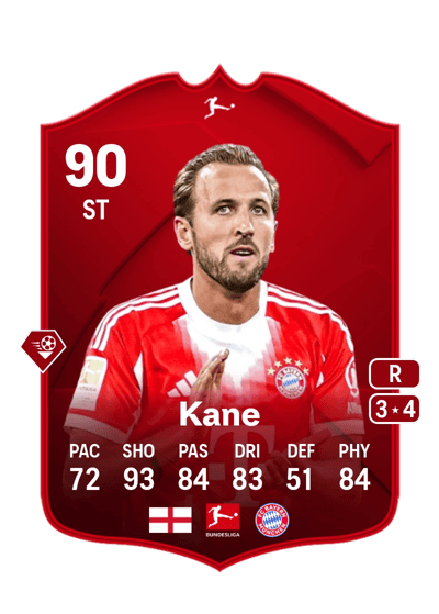 Harry Kane POTM Bundesliga 90 OVR