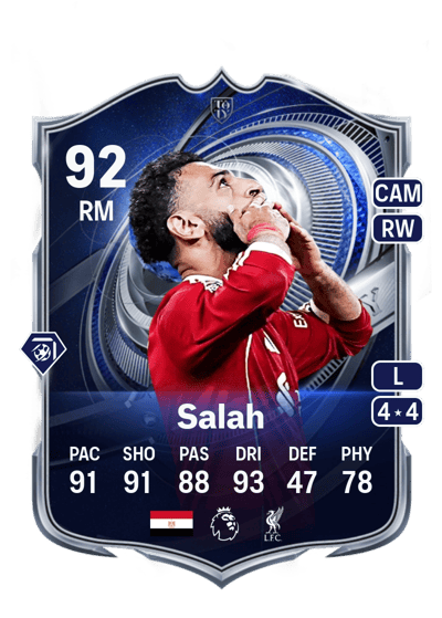 Mohamed Salah TOTY Honourable Mentions 92 OVR