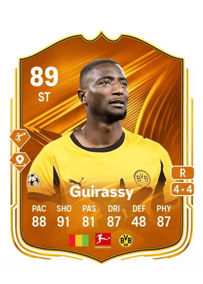 Serhou Guirassy Star Performer 89 OVR