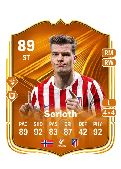 Alexander Sørloth Star Performer 89 OVR