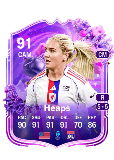 Lindsey Heaps FUT Birthday 91 OVR