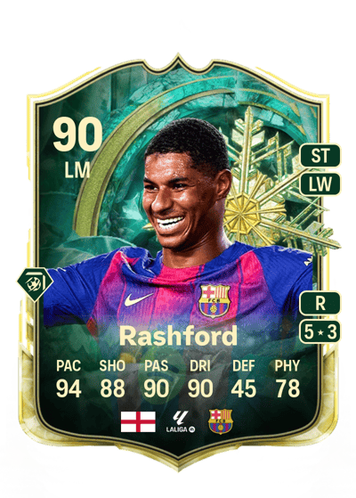 Marcus Rashford Winter Wildcards 90 OVR