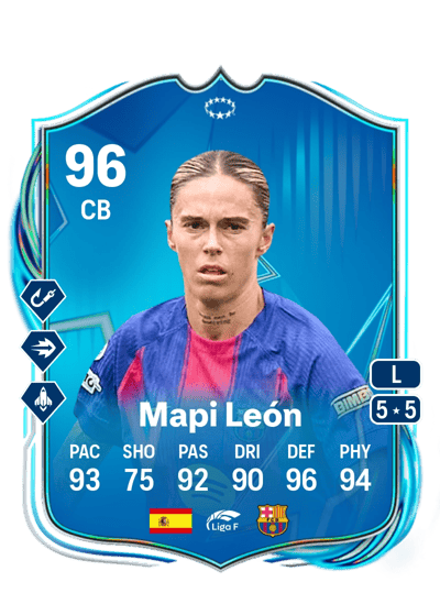 Mapi León UEFA Women's Champions League Road to the Final 96 OVR