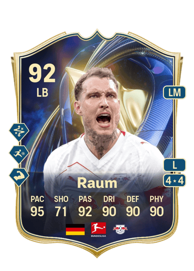 David Raum Team of the Season 92 OVR