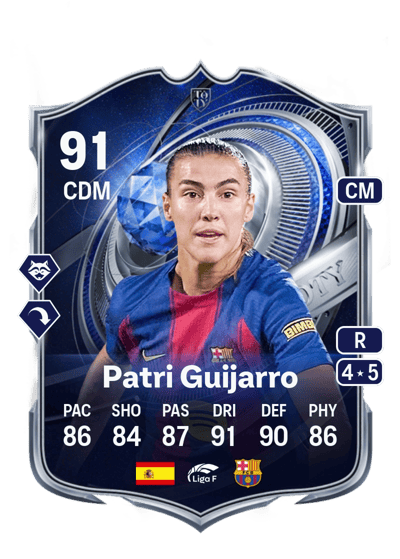 Patri Guijarro TOTY Honourable Mentions 91 OVR