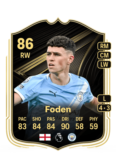 Phil Foden Team of the Week 86 OVR