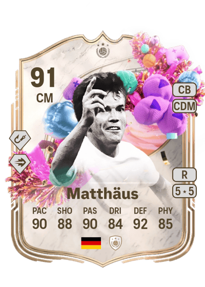 Lothar Matthäus FUT Birthday Icon 91 OVR