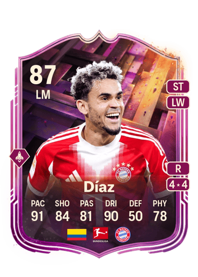 Luis Díaz Unbreakables 87 OVR