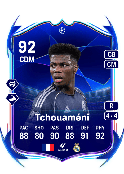 Aurélien Tchouaméni UEFA Champions League Road to the Final 92 OVR