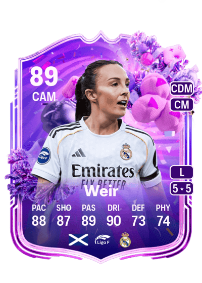 Caroline Weir FUT Birthday 89 OVR
