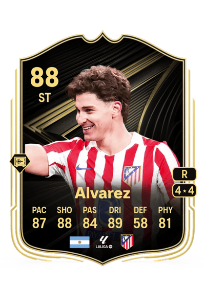 Julián Alvarez Team of the Week 88 OVR
