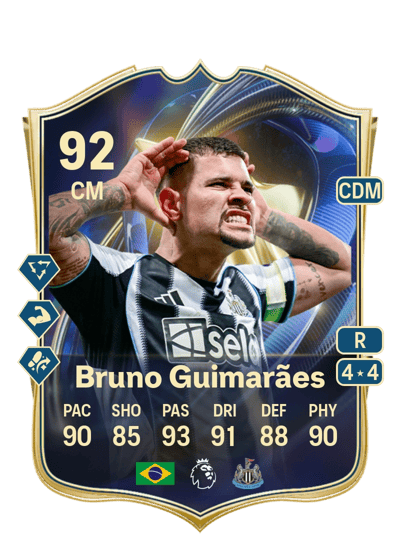 Bruno Guimarães Team of the Season 92 OVR