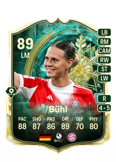 Klara Bühl Winter Wildcards 89 OVR