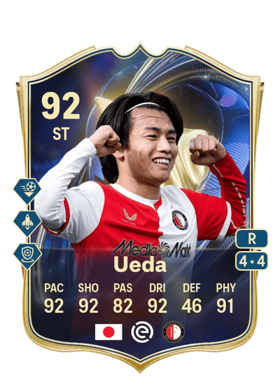 Ayase Ueda Team of the Season 92 OVR