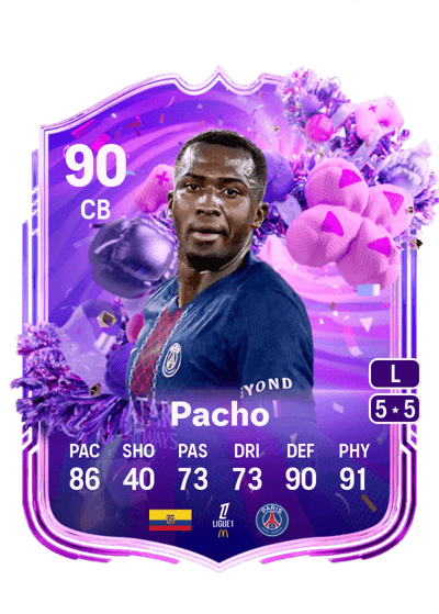 Willian Pacho FUT Birthday 90 OVR