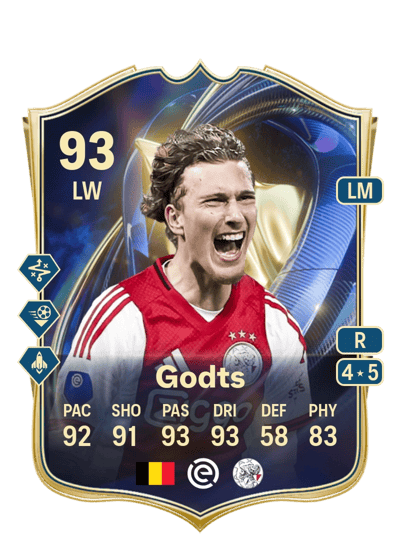 Mika Godts Team of the Season 93 OVR