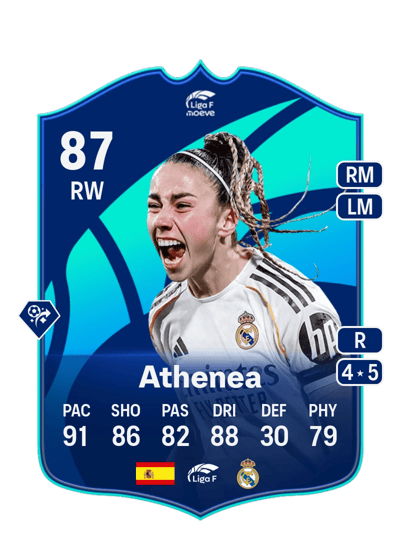 Athenea POTM LIGA F 87 OVR