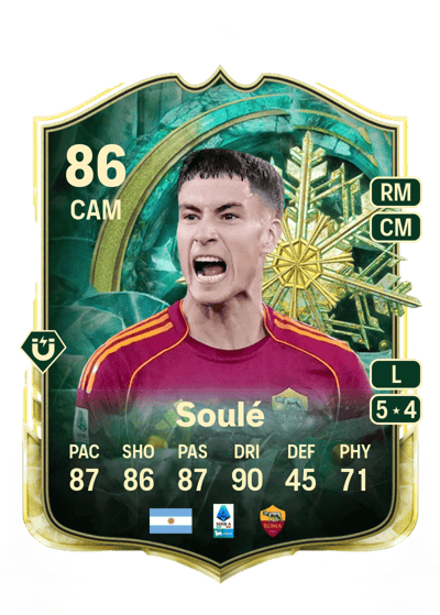 Matías Soulé Winter Wildcards 86 OVR