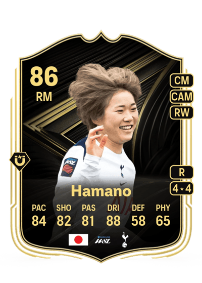 Maika Hamano Team of the Week 86 OVR