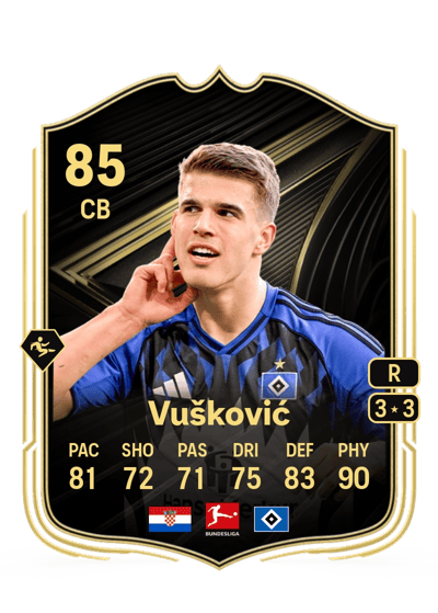 Luka Vušković Team of the Week 85 OVR