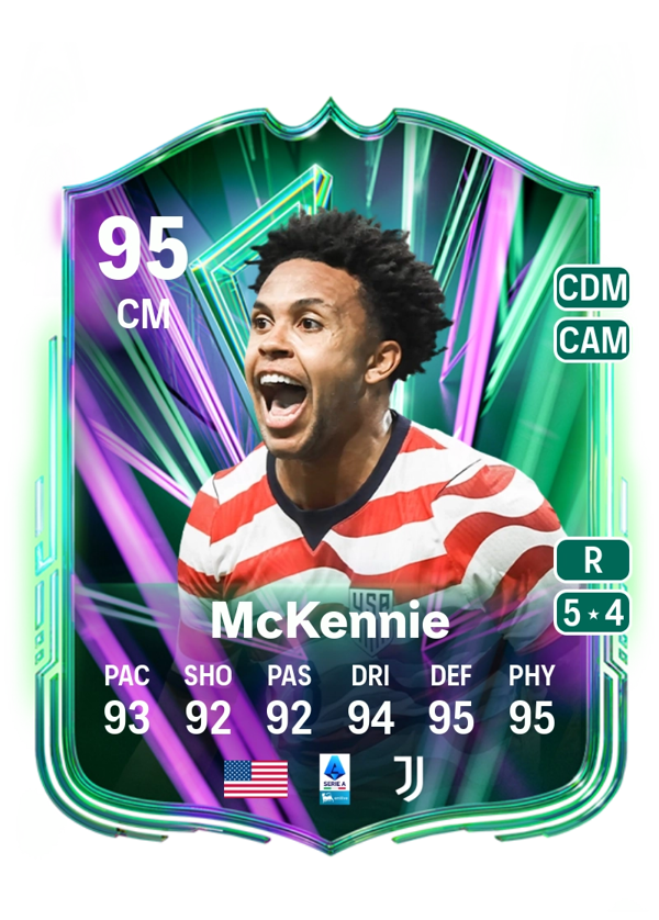 Weston McKennie 95 EA FC