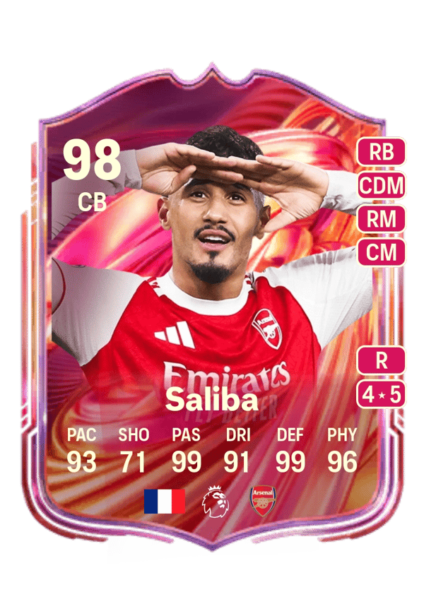 William Saliba 98 EA FC