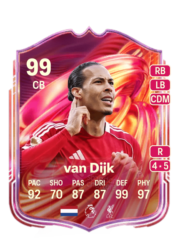 Virgil van Dijk 99 EA FC