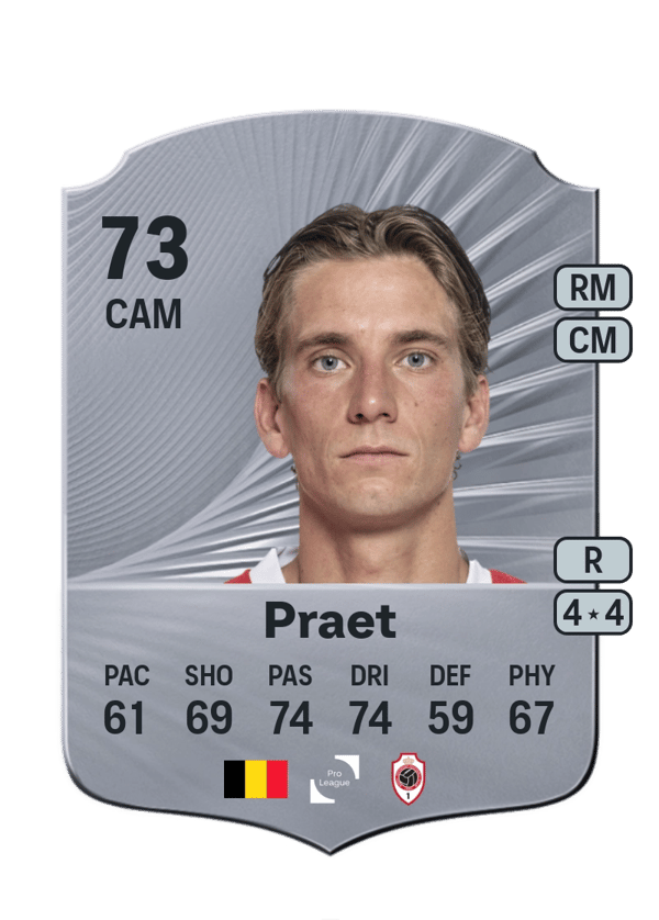 Dennis Praet 73 EA FC
