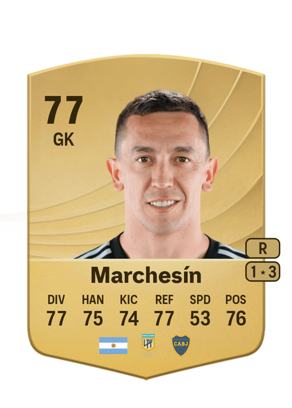 Agustín Marchesín 77 EA FC