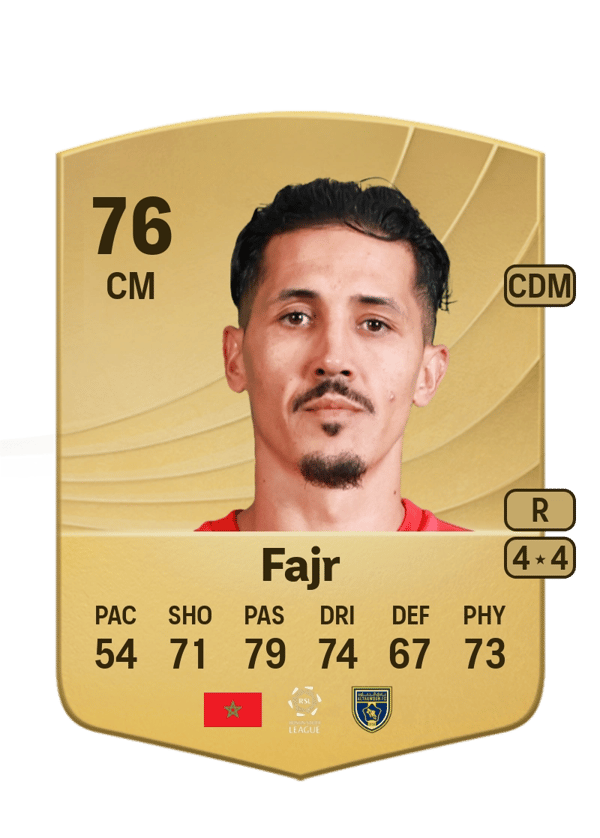 Fayçal Fajr 76 EA FC