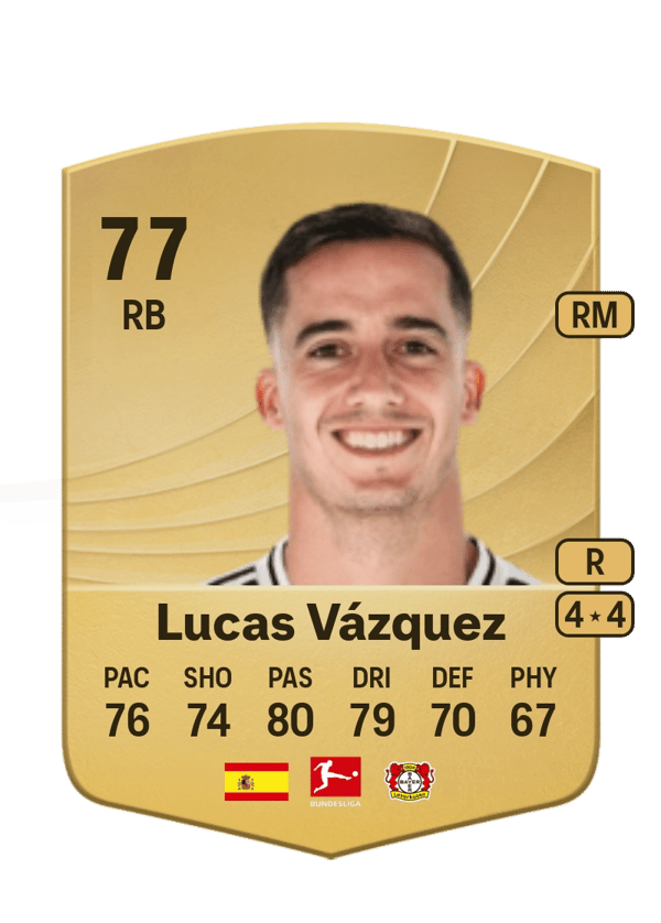 Lucas Vázquez 77 EA FC