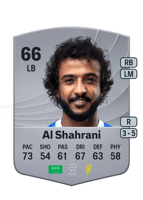 Yasser Al Shahrani 66 EA FC