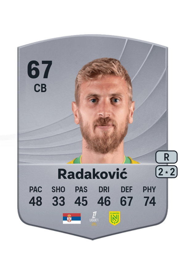 Uroš Radaković 67 EA FC