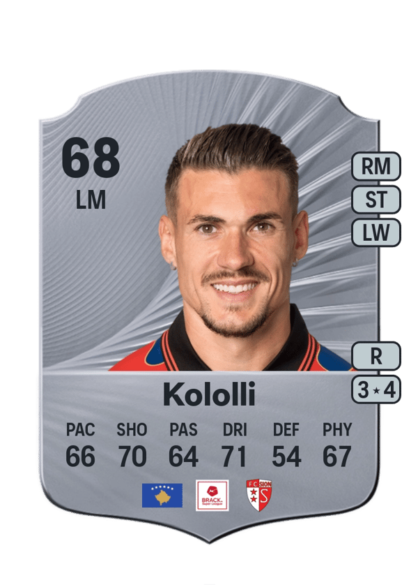 Benjamin Kololli 68 EA FC