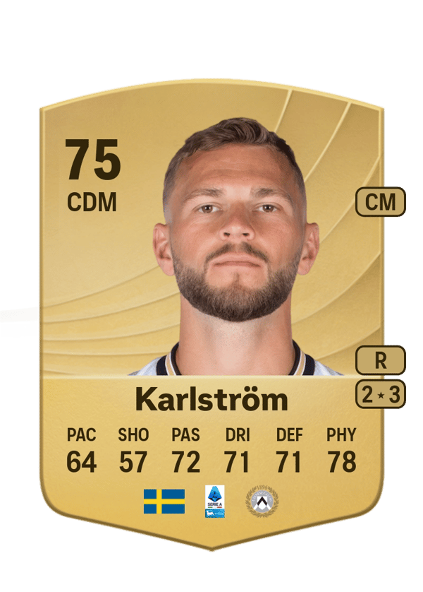Jesper Karlström 75 EA FC