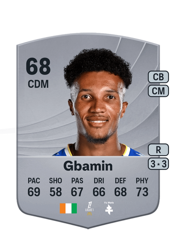 Jean-Philippe Gbamin 68 EA FC