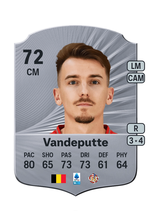 Jari Vandeputte 72 EA FC