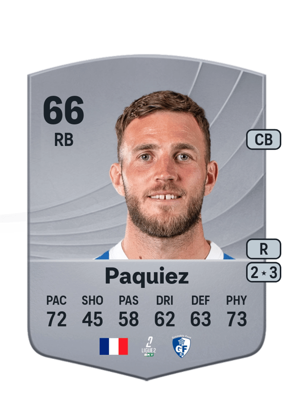 Gaëtan Paquiez 66 EA FC