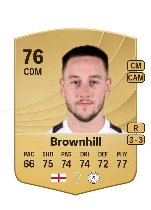 Josh Brownhill 74 EA FC